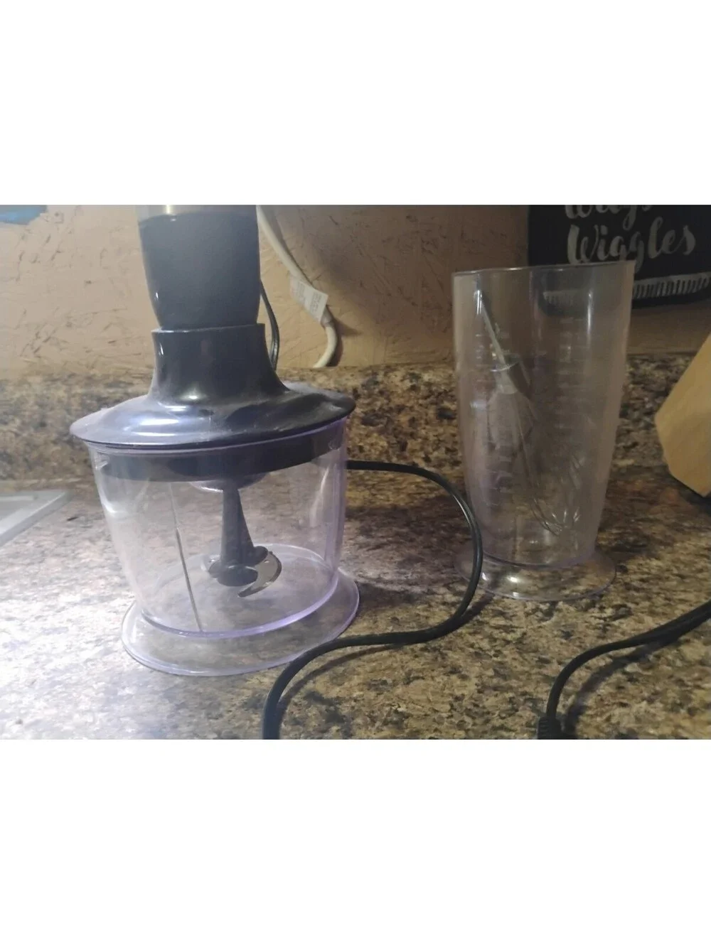 FlavorWave PowerStick Immersion Hand Blender and Food Chopper Set